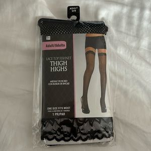 Fishnet Thigh Highs